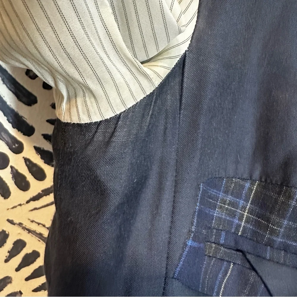 MM. Lafleur Plaid Virgin Wool Blend Business Blazer - Picture 10 of 16